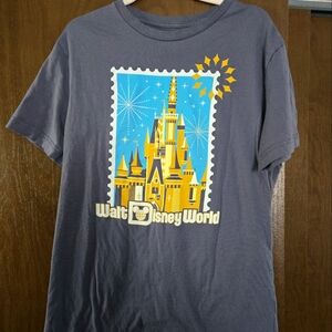 Disney World Castle postage stamp tee.